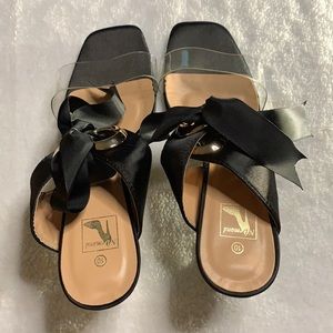 Size 10 black mule